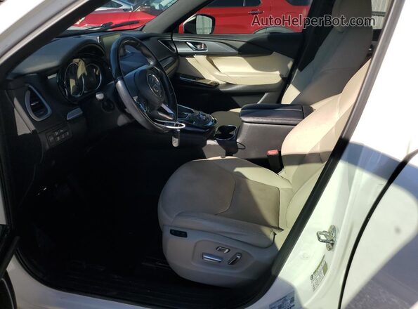 JM3TCADY4G0121867 2016 MAZDA CX-9 White Widok wnętrza z przodu