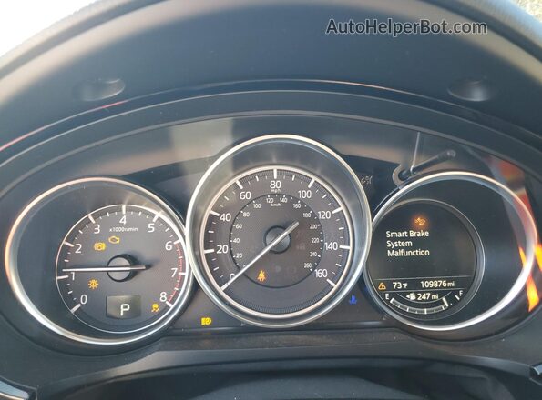 JM3TCADY4G0121867 2016 MAZDA CX-9 White Widok zestawu wskaźników
