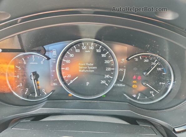 JM3TCADY5K0307958 2019 MAZDA CX-9 Black Widok zestawu wskaźników