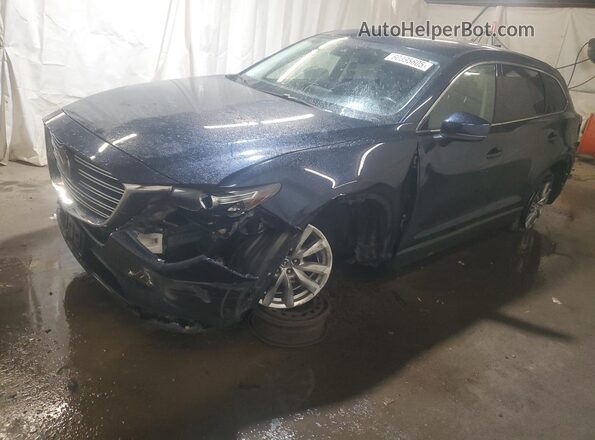 JM3TCBCY0K0313335 2019 MAZDA CX-9 Синий Передняя левая четверть
