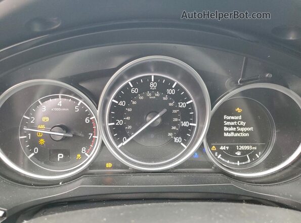 JM3TCBCY0L0418555 2020 MAZDA CX-9 Gray ხელსაწყოთა პანელის ხედი