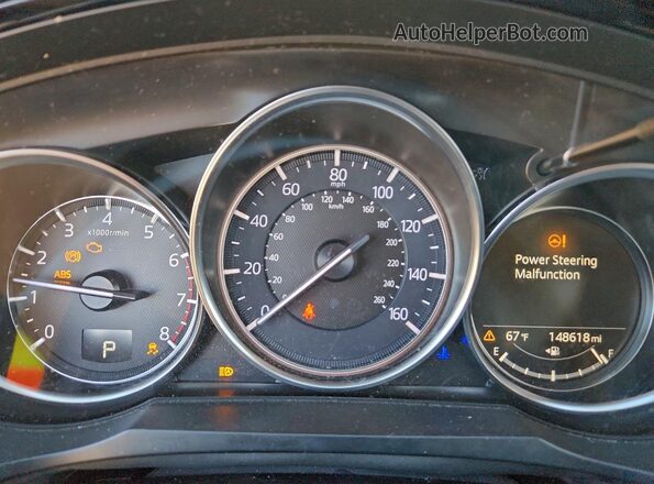 JM3TCBCY7J0216860 2018 MAZDA CX-9 Черный Вид щитка приборов