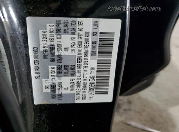 JM3TCBCY8H0132461 2017 MAZDA CX-9 Black VIN კოდის სტიკერის ხედი