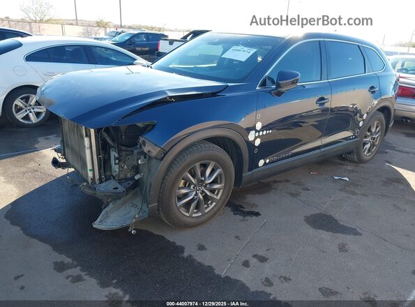 JM3TCBCY9M0533432 2021 MAZDA CX-9 Blue წინა მარცხენა ხედი სამი მეოთხედიდან