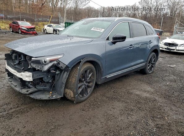 JM3TCBDY1P0645239 2023 MAZDA CX-9 Синий Передняя левая четверть