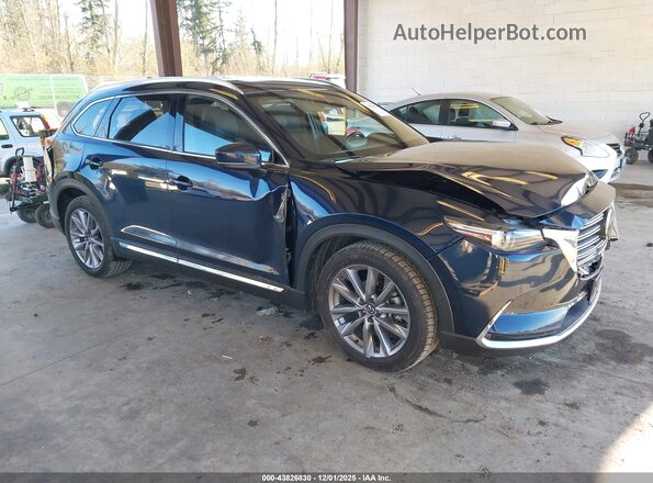 JM3TCBDY2P0648327 2023 MAZDA CX-9 Синий Передняя правая четверть