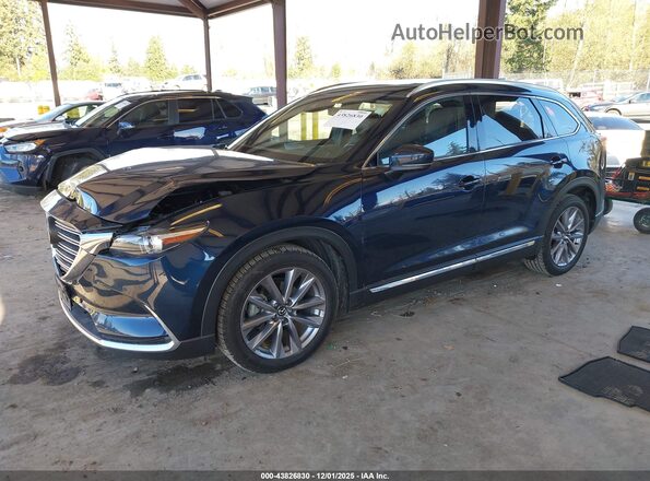 JM3TCBDY2P0648327 2023 MAZDA CX-9 Синий Передняя левая четверть