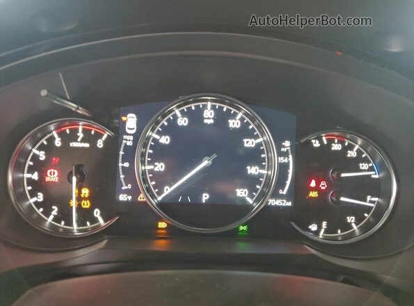 JM3TCBDY4P0645171 2023 MAZDA CX-9 White Вид щитка приладів