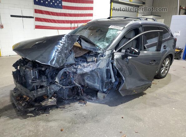 JM3TCBDY9K0320699 2019 MAZDA CX-9 Серый Передняя левая четверть