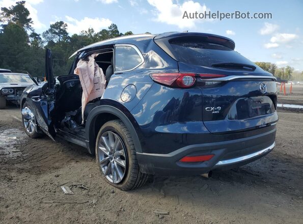 JM3TCBDY9M0529752 2021 MAZDA CX-9 Синий Задняя левая четверть