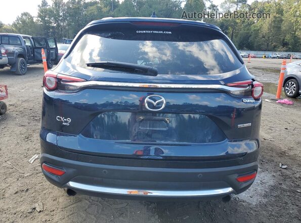 JM3TCBDY9M0529752 2021 MAZDA CX-9 Синий Вид сзади