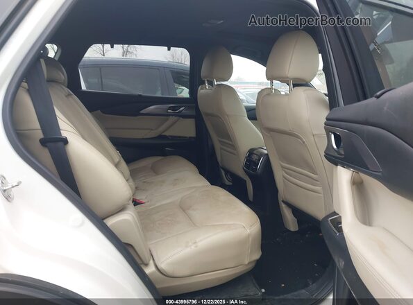 JM3TCBDYXG0125895 2016 MAZDA CX-9 White Widok naklejki z numerem VIN