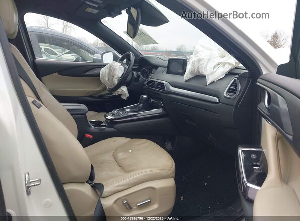 JM3TCBDYXG0125895 2016 MAZDA CX-9 White Widok wnętrza z przodu