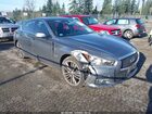 2017 Infiniti Q50 Hybrid   Blue vin: JN1AV7AR2HM900076