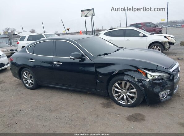 JN1BY1AP1HM740926 2017 INFINITI Q70 Черный Вид задней части салона