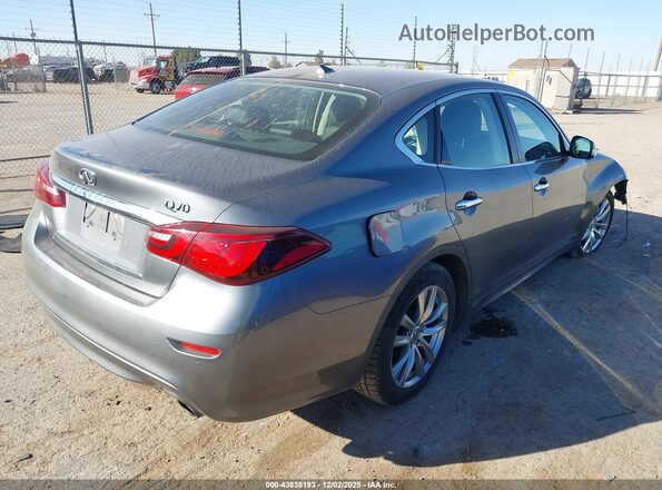 JN1BY1AP6JM181122 2018 INFINITI Q70 Серый Задняя правая четверть