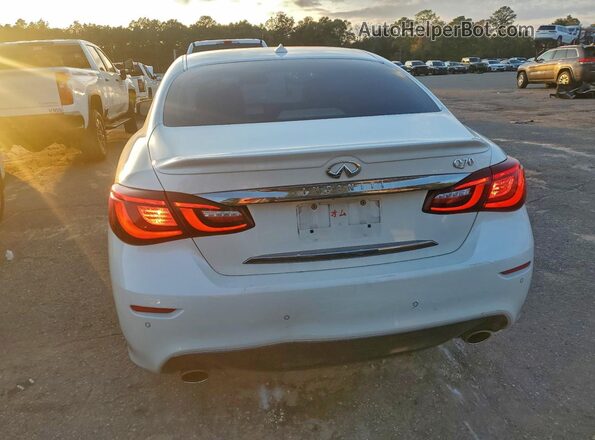 JN1BY1AP7HM741059 2017 INFINITI Q70 Белый Вид сзади