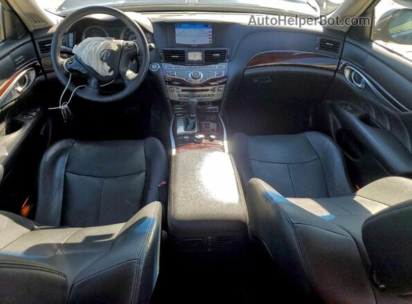 JN1BY1AP9JM181065 2018 INFINITI Q70 Blue Вид панелі приладів