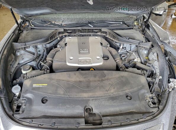 JN1BY1APXKM500037 2019 INFINITI Q70 Серый Вид задней части салона