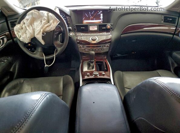 JN1BY1APXKM500037 2019 INFINITI Q70 Серый Вид панели приборов