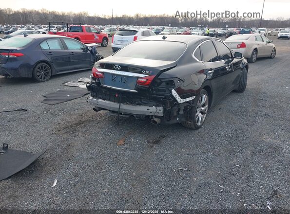 JN1BY1AR4HM770570 2017 INFINITI Q70 Black Tył prawy