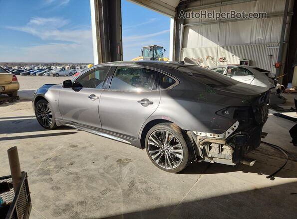 JN1BY1PR4KM720055 2019 INFINITI Q70L Серый Задняя левая четверть