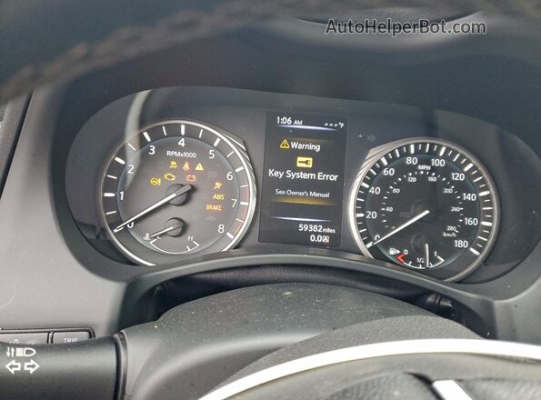 JN1CV7AP0JM241170 2018 INFINITI Q50 Black Instrument cluster view