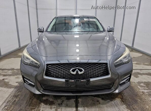 JN1CV7AR4HM681324 2017 INFINITI Q50 Серебряный Вид спереди