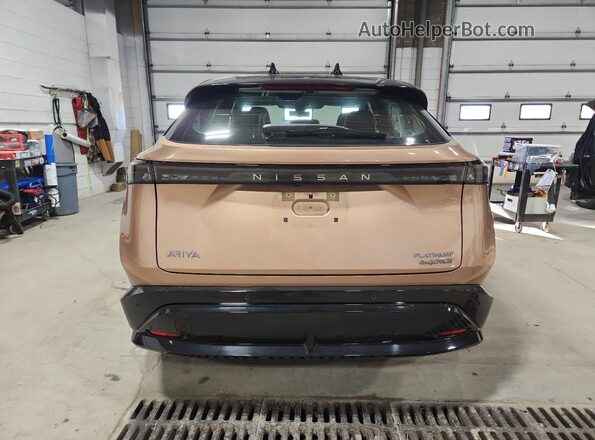 JN1DF0CD1PM710822 2023 NISSAN ARIYA Brown Widok z tyłu