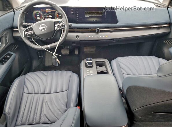 JN1DF0CD8RM731184 2024 NISSAN ARIYA White Widok deski rozdzielczej