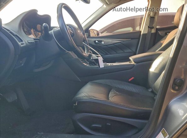 JN1EV7AP0HM731191 2017 INFINITI Q50 Серый Вид салона спереди