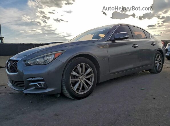 JN1EV7AP0HM731191 2017 INFINITI Q50 Серый Передняя левая четверть