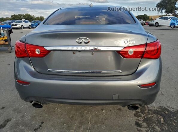 JN1EV7AP0HM731191 2017 INFINITI Q50 Серый Вид сзади