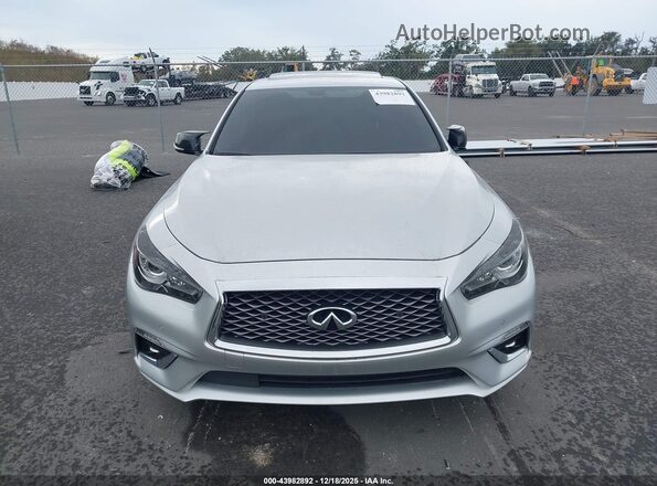JN1EV7AP0LM200548 2020 INFINITI Q50 Silver Widok wnętrza z tyłu