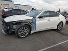 2018 Infiniti Q50 Luxe White vin: JN1EV7AP1JM362198