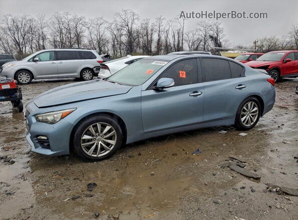 JN1EV7AP4HM737804 2017 INFINITI Q50 Синий Передняя левая четверть