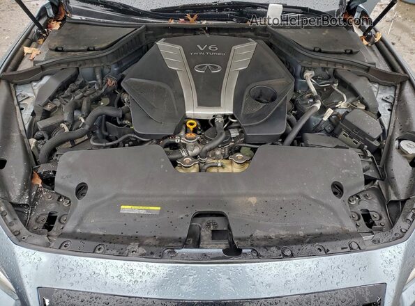 JN1EV7AP4HM737804 2017 INFINITI Q50 Синий Вид задней части салона
