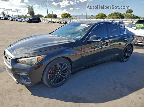 JN1EV7AP4LM206790 2020 INFINITI Q50 Черный Передняя левая четверть