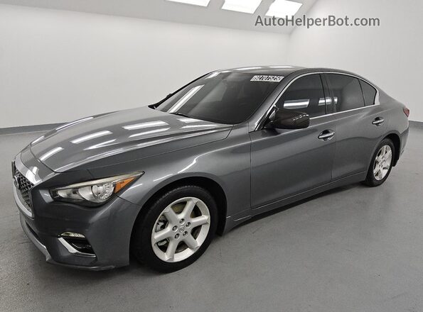 JN1EV7AP5MM701209 2021 INFINITI Q50 Серый Передняя левая четверть