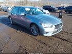 2018 Infiniti Q50 3.0t Luxe Light Blue vin: JN1EV7AR9JM439613