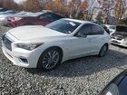 2018 Infiniti Q50 Luxe White vin: JN1EV7ARXJM432945