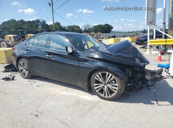 JN1EV7CP2RM601881 2024 INFINITI Q50 Черный Передняя правая четверть