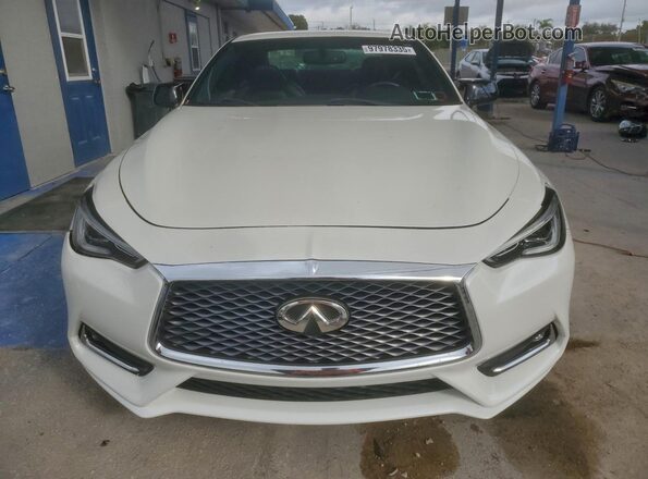 JN1EV7EL4JM392903 2018 INFINITI Q60 White Vista frontal