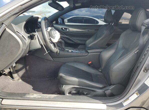 JN1EV7KKXMM410675 2021 INFINITI Q60 Серый Вид салона спереди