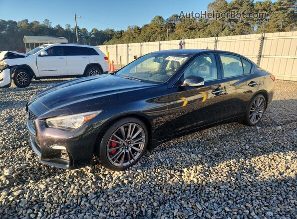 JN1FV7DP9RM660235 2024 INFINITI Q50 Зеленый Передняя левая четверть