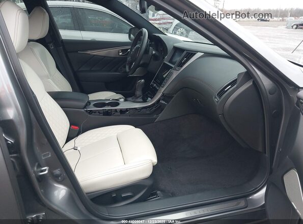 JN1FV7DR2RM680666 2024 INFINITI Q50 Gray Widok wnętrza z przodu
