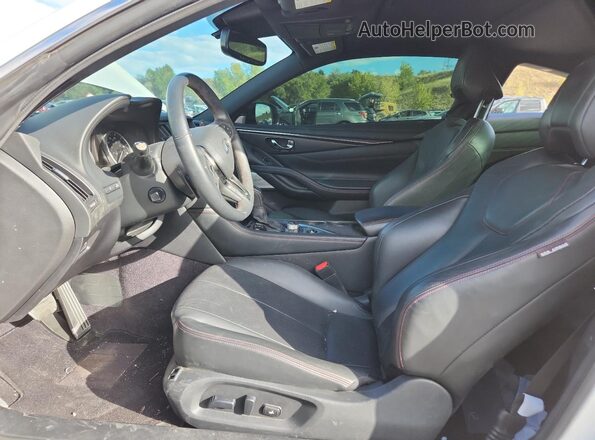 JN1FV7LL5MM560639 2021 INFINITI Q60 Белый Вид салона спереди