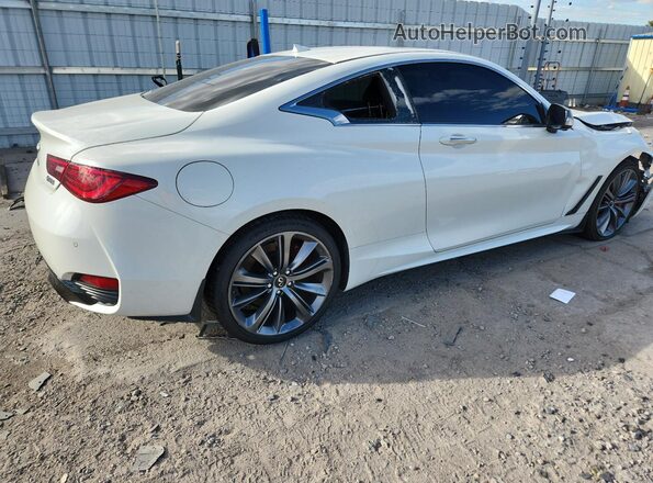 JN1FV7LL5MM560639 2021 INFINITI Q60 Белый Задняя правая четверть