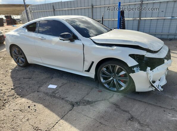 JN1FV7LL5MM560639 2021 INFINITI Q60 Белый Передняя правая четверть