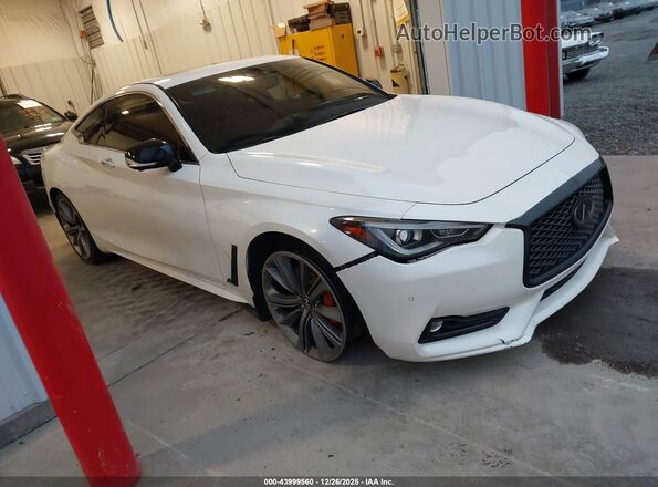 JN1FV7LL8MM560389 2021 INFINITI Q60 White Przód prawy